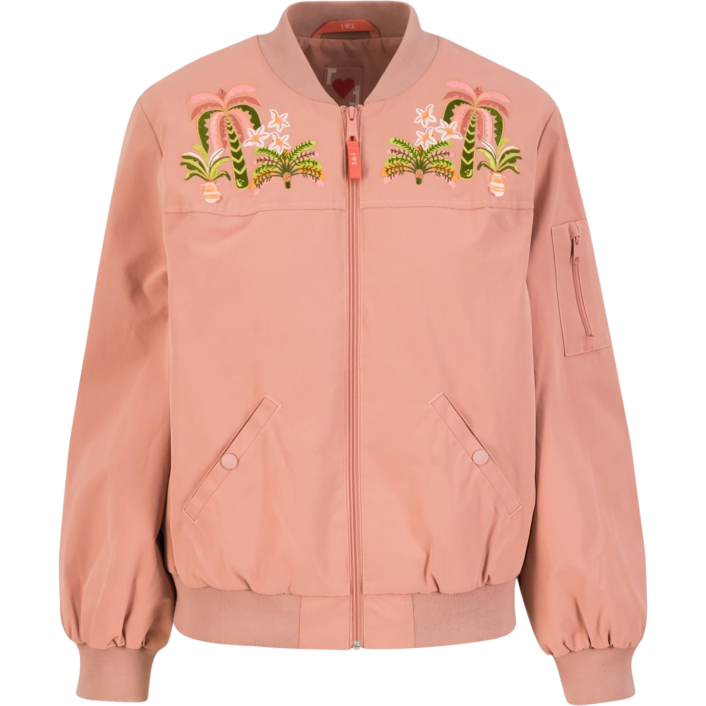 Blutsgeschwister Wild Heart Damen Freizeitjacke, Parkas rosa Größe M Lifestyle Wasserabweisend