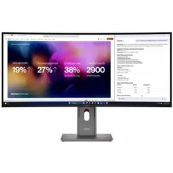 Lenovo ThinkVision P40WD-40 (5120 x 2160 Pixel, 39.70"), Monitor, Schwarz