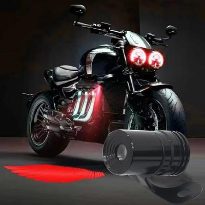 Youfap Market Motorcycle Angel Wings LED Projection Light, Electric Car Street Modification, Anti Collision Laser Light red Light