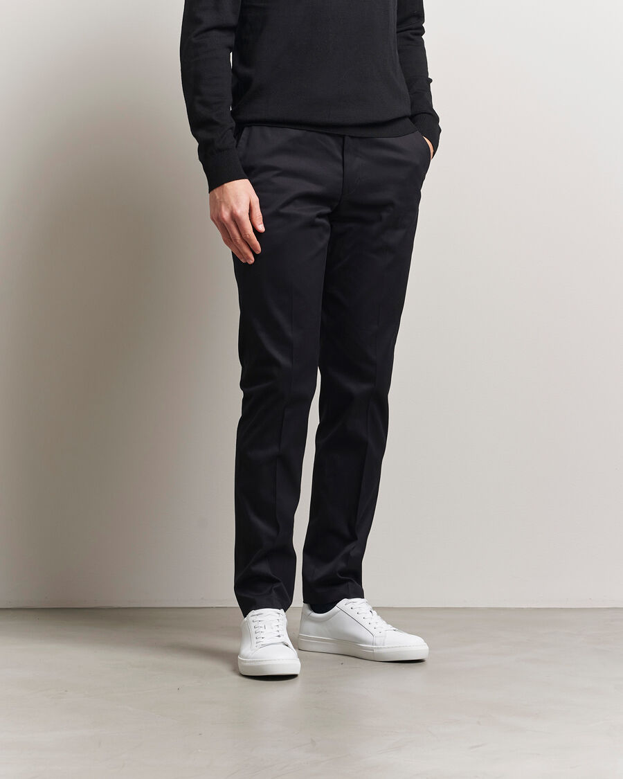 Tiger of Sweden Tenuta Cotton Chinos Black men 52 Sort
