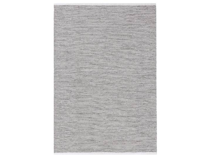 benuta Baumwollteppich Ron Beige/Schwarz 160/230 cm, Textil, Uni, Rechteckig, 160x230 cm, für Fußbodenheizung geeignet, Teppiche & Böden, Teppich, Webteppich