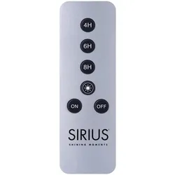 Fernbedienung SIRIUS Sirius silberfarben/schwarz, 3x20x1 cm