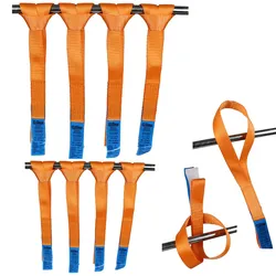 8x Gurtschlaufen Doppelschlaufen 1750 kg Gurtlast 45 cm Länge 35 mm Breite Zurrschlaufen