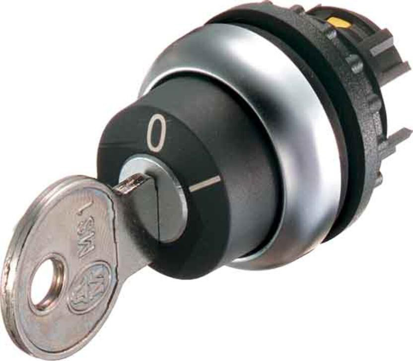 Eaton M22-WRS/K11 Sleutelschakelaar - Zwart - Kunststof - IP66