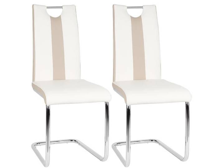 Chaise de salle à manger en arc de dossier à un trou