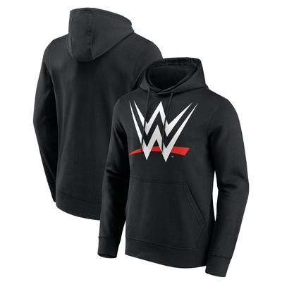 Kapuzenpullover FANATICS "Fanatics Hoodie WWE Wrestling Logo", Herren, Gr. XXL, schwarz (mehrfarbig), 80% Baumwolle, 20% Polyester, Pullover Kapuzenpullover