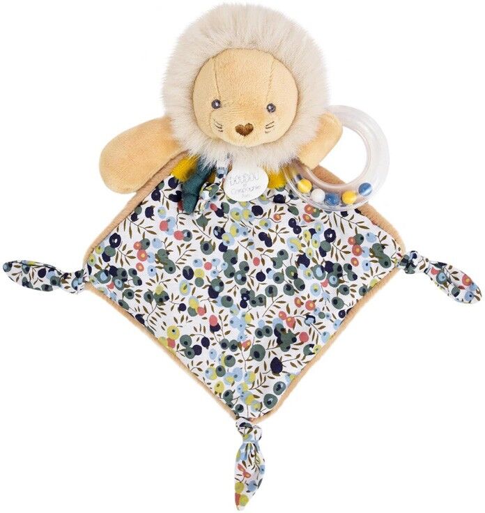 BOH'AIME : Doudou hochet Lion - Doudou et Compagnie