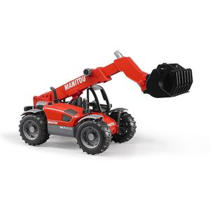 bruder 02125 Baustellenfahrzeug Manitou MLT 633, Teleskoplader, Maßstab 1:16