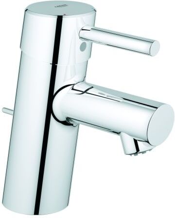 Grohe Waschtischarmatur Concetto 23060001 chrom, Niederdruck, mit Ablaufgarnitur