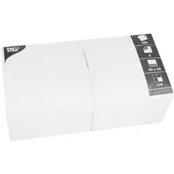 Papstar 250er-Pack Servietten weiß, 33x33 cm