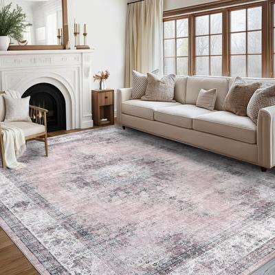 Garvee Misty Oriental Washable Area Rug