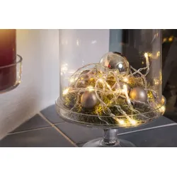 Konstsmide Weihnachtsbeleuchtung  LED Lichterkette 50 warmweiße Dioden
