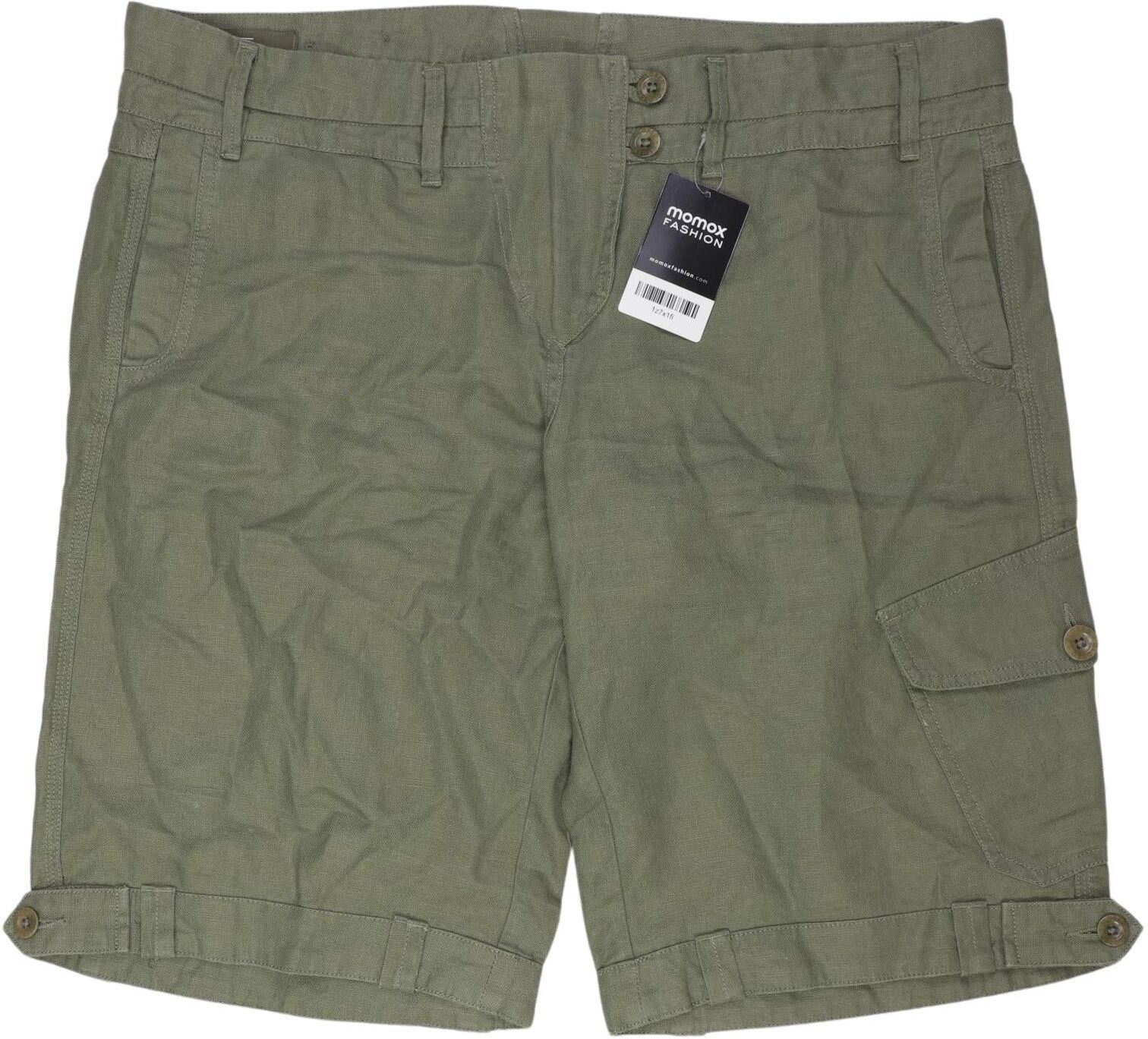 Closed Damen Shorts, Grün, Gr. EU 44 (IT 50), Leinen - Second Hand