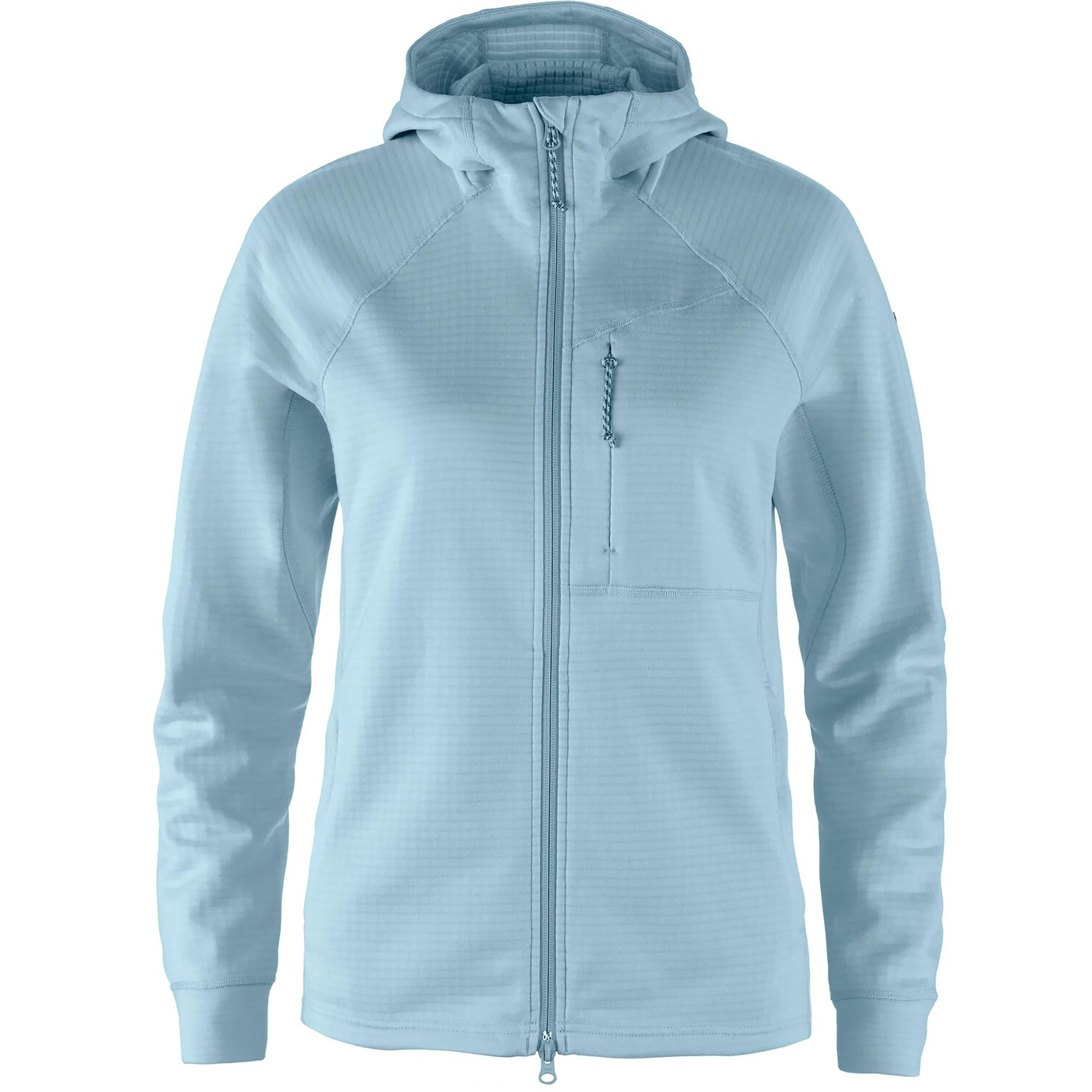 Fjällräven Abisko Grid Fleece Damen Fleecejacke blau Größe M Camping Klein verpackbar