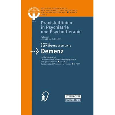 Behandlungsleitlinie Demenz, Taschenbuch von Kenneth A. Loparo, Steinkopff, 978-3-7985-1194-1