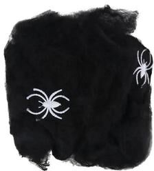Uplift Essentials Halloween Stretchy Artificial Spider Web & Spiders black 0.04 Lb (20 G)