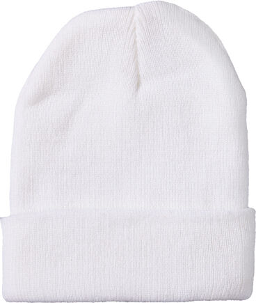 Strickmütze, weiß