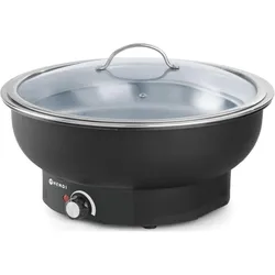 Hendi Chafing Dish Tesino, Speisewärmer, Schwarz