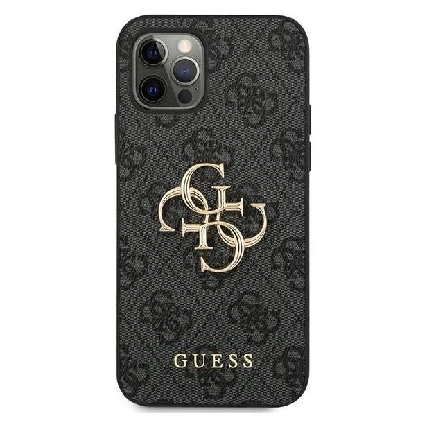 Guess Hard Cover 4G Big Metal Logo (Apple iPhone 12) (GUHCP12M4GMGGR)