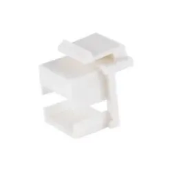 Keystone Leeradapter, rechteck, weiß, 10 Stück