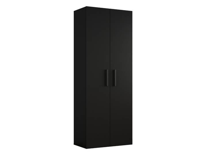 GARDEROBENSCHRANK MODULO 80/204/40 cm Modern Garderobe-Set Schwarz