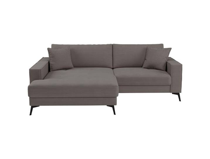 Ecksofa Ted Grau S: 174x228 cm