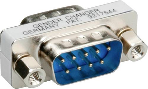 ROLINE Mini Gender Changer, 9pol. Stecker-Stecker