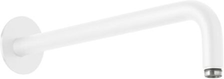 Herzbach Deep White Wandarm 23.960350.1.07 350 mm, für Kopfbrause, weiß matt
