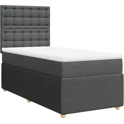 vidaXL, Boxspringbett, Mackenzie (Knöpfe) (80 x 200 cm)