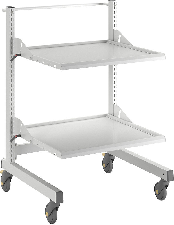 ESD-Gerätewagen, 2 Etagen, Länge 790 mm Treston