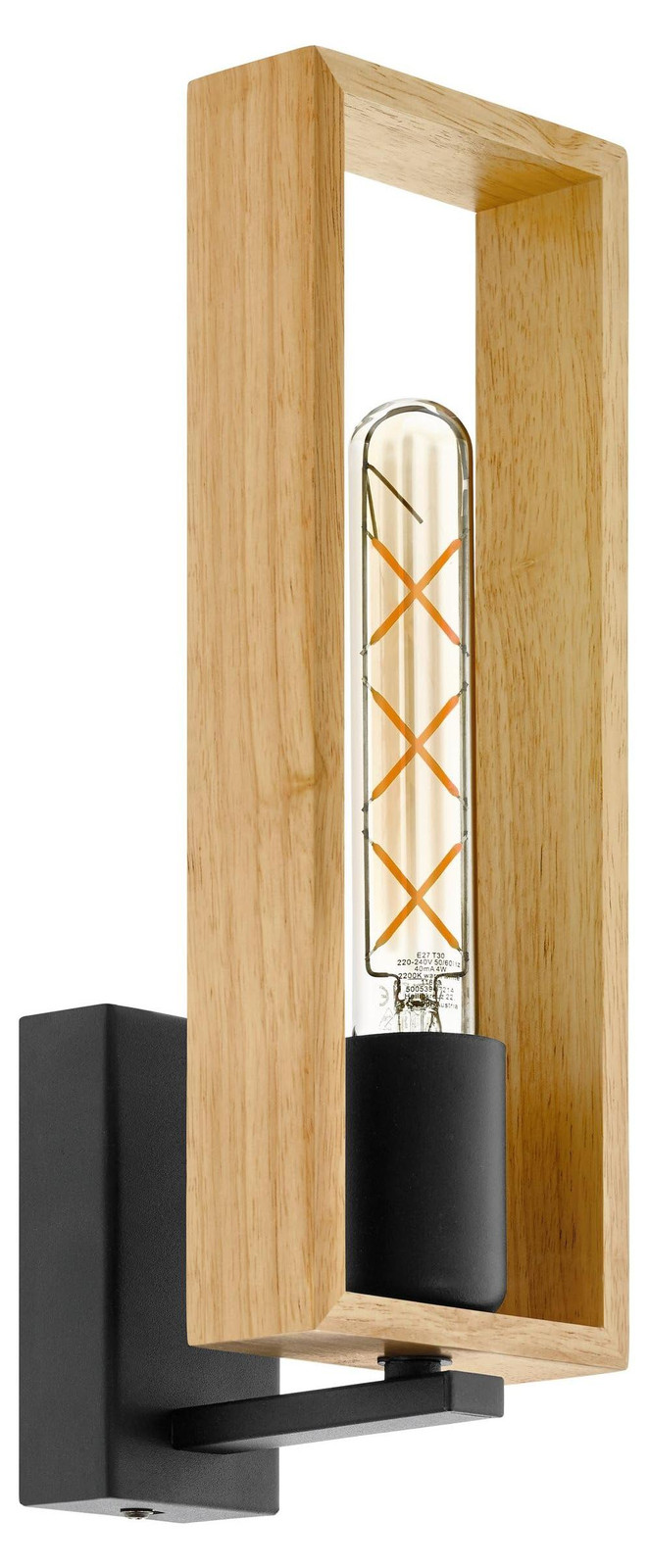 Eglo Littleton Inbouwspot, Zwart en Bruin, E27, IP20