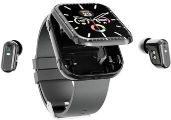 Everyday Crate T1 Smartwatch With Wireless Earbuds, Bluetooth Calling Fitness Tracker & Heart Rate Monitor T1 Smartwatch With Wireless Earbuds, Bluetooth Calling Fitness Tracker & Heart Rate Monitor