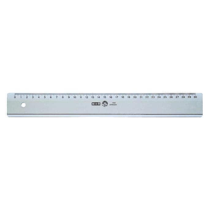 M+r Möbius+Ruppert Lineal Breit 30cm rauchgrau, 10 Stück (30 cm) (710300000)