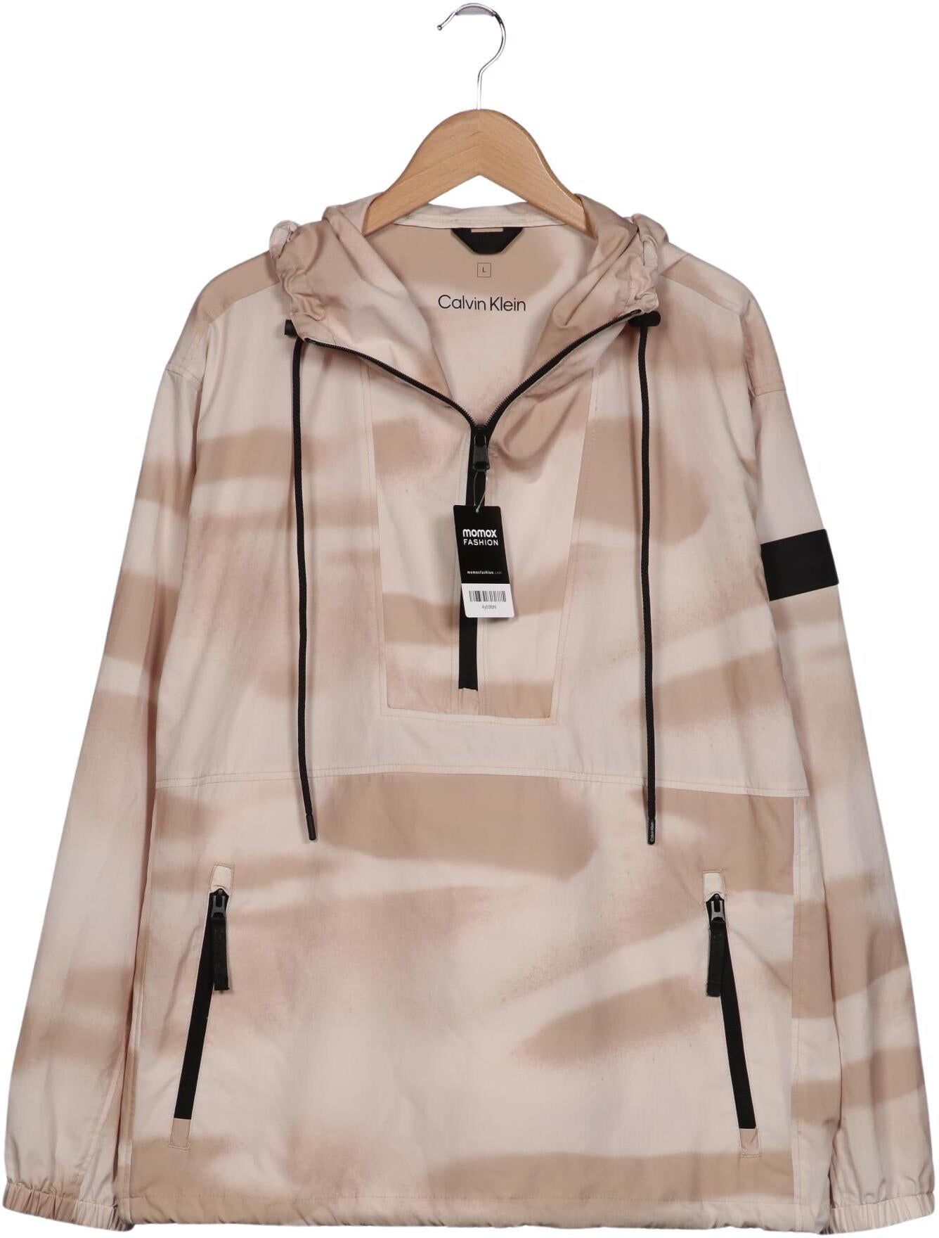 Calvin Klein Herren Jacke, Beige, Gr. L, Synthetik - Second Hand