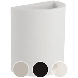 Vondom »HALF CYLINDER« Outdoor Pflanzengefäß White / Basic Matt