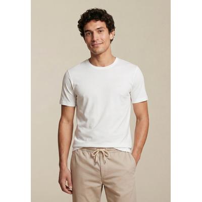 FYNCH-HATTON "FYNCH-HATTON Basic T-Shirt" Sommershirt in unifarben, mit Logostickerei