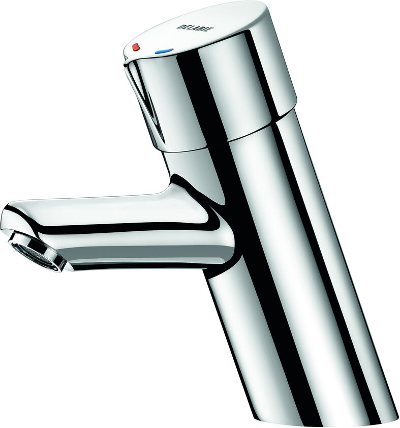 Mitigeur de lavabo temporisé TEMPOMIX avec robinet d'arrêt F3/8'' DELABIE 795000