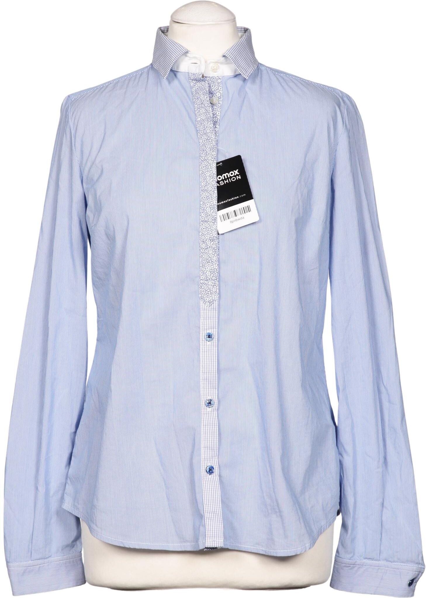 GAS Damen Bluse, Hellblau, Gr. M, Baumwolle / Elasthan / Synthetik - Second Hand