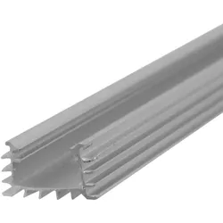 1m LED ALU Profil Aluminum Typ A1 Aufbau Aluprofil LED Strip Aluminumprofil ohne Abdeckung und Endkappen LEDPROFIL ALU A1 1M