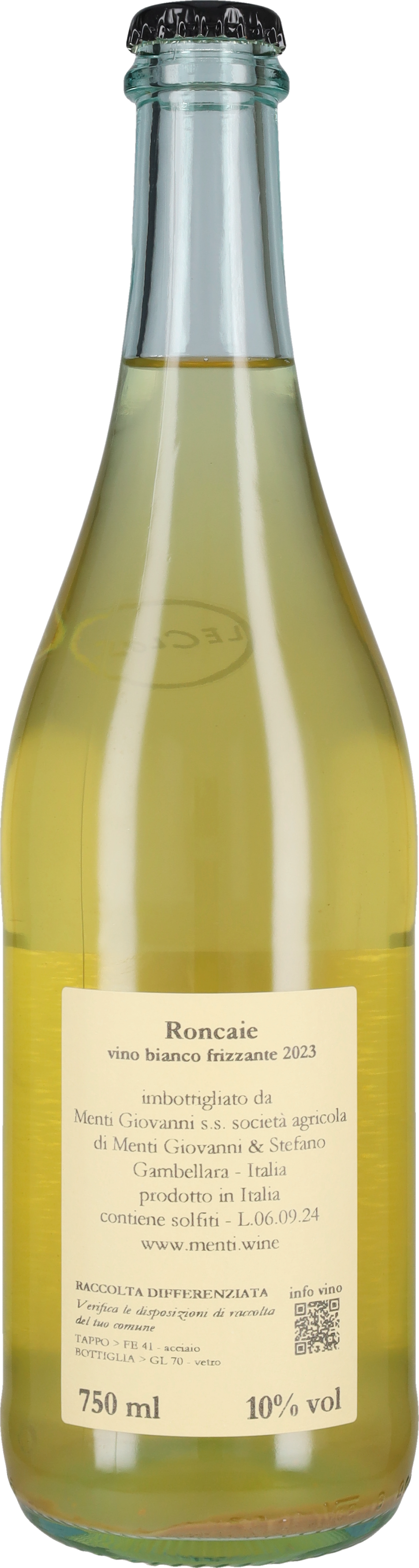 Menti Giovanni Frizzante Sui Lieviti 'Roncaie' Giovanni Menti 2023