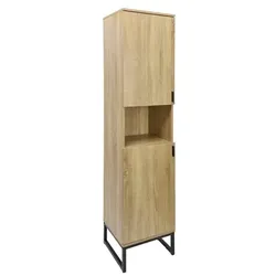Ceramia Easy Hochschrank 39x185x36 cm Eiche hell Glanz EASYREGO