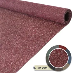 Nadelfilz MERLIN - Rot - 2,00m x 6,00m