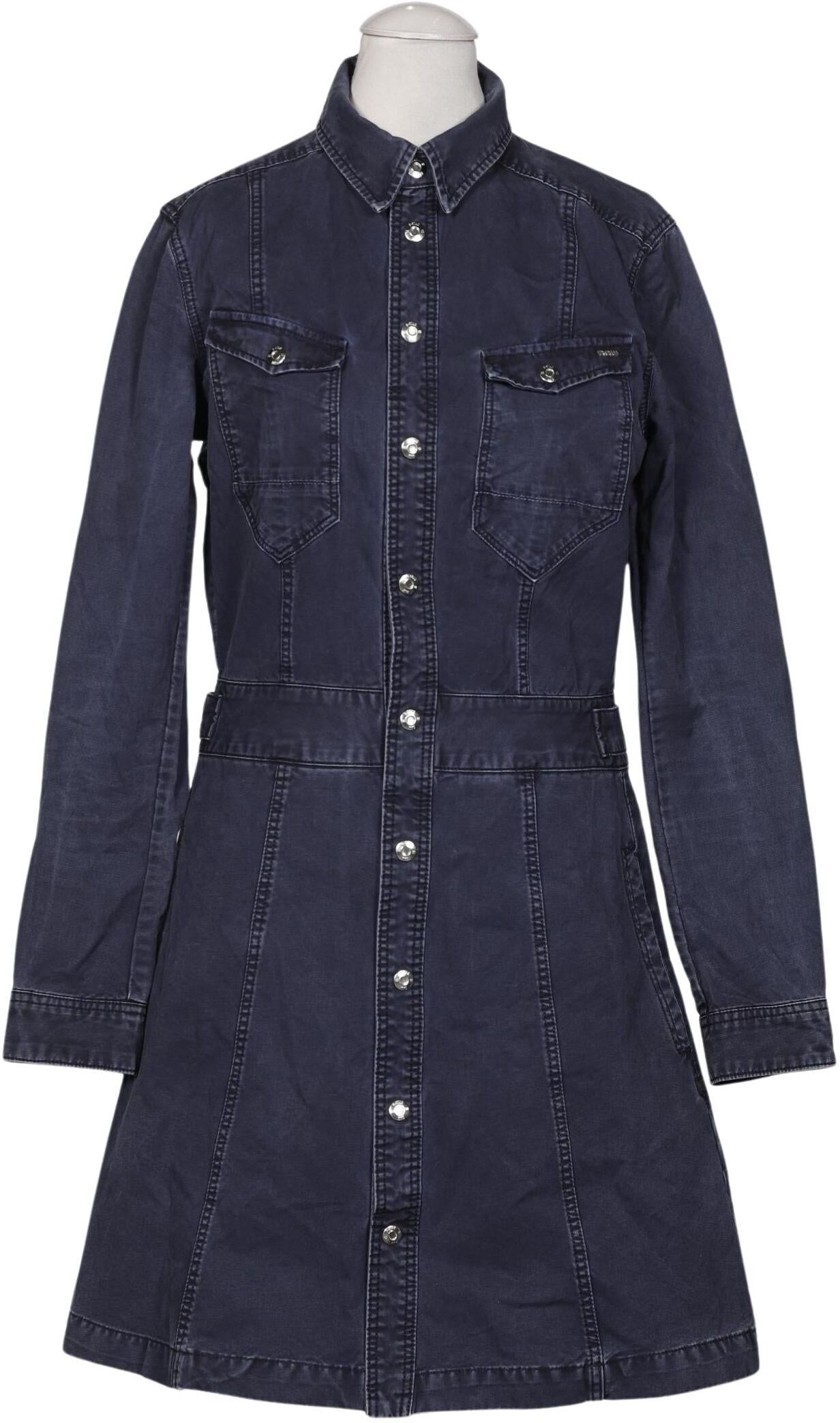G Star RAW Damen Kleid, Marineblau, Gr. S, Baumwolle - Second Hand