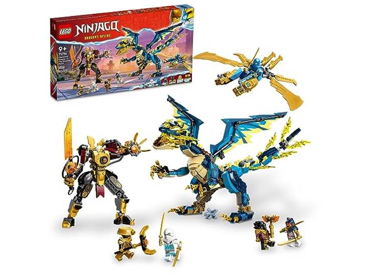 LEGO Ninjago 71796 Kaiserliches Mech-Duell gegen den Elementardrachen 71796