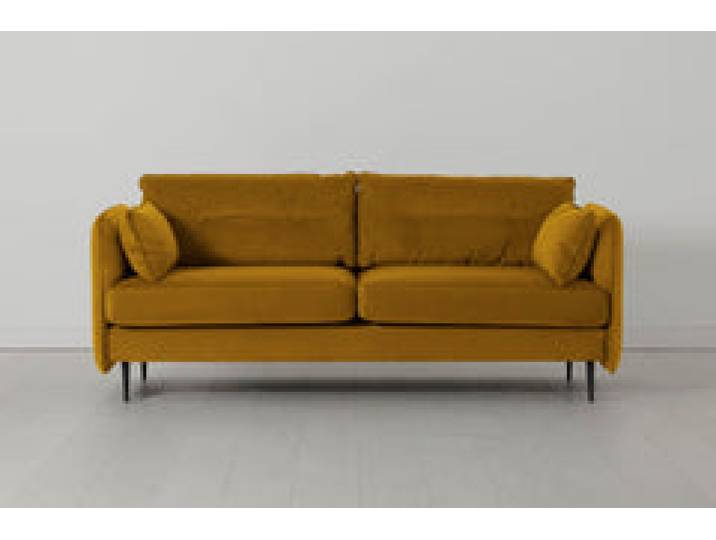 Model 19 Dreisitzer-Sofa, Senfgelb