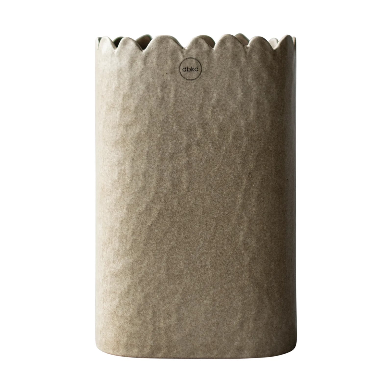 DBKD Flowery vaas Beige 20 cm