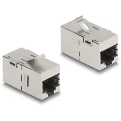 Delock Keystone Modul RJ45 Buchse zu RJ45 Buchse Cat.6A
