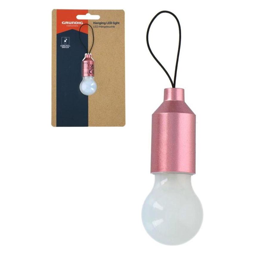 Grundig Latarka czołowa LATARKA TURYSTYCZNA LED - różowy (67252454)
