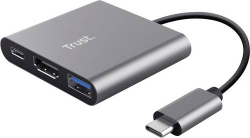 Trust USB-Hubs, Schnittstellen-Verteiler USB-C (USB 3.2 Gen 2) Multiport Hub