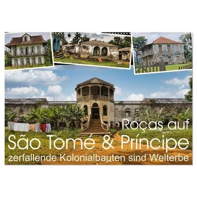 Roças auf São Tomé & Príncipe (Wandkalender 2027 DIN A2 quer), CALVENDO Monatskalender